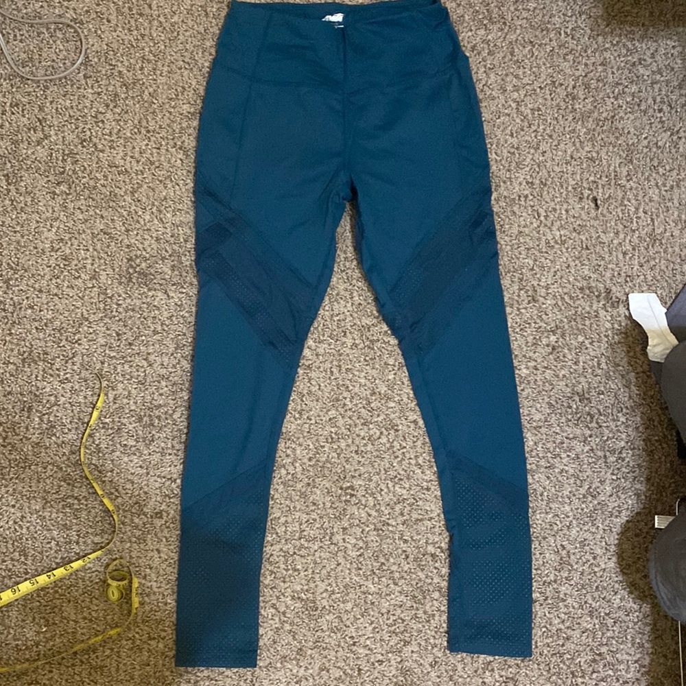 Blue Athletic Leggings